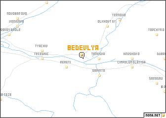 map of Bedevlya