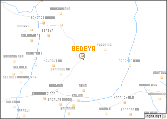 map of Bèdèya