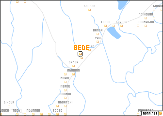 map of Bédé