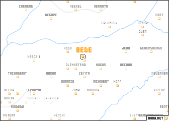 map of Bedē