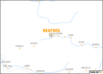 map of Bedford