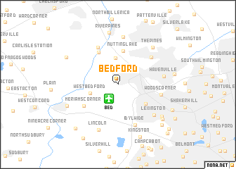 map of Bedford