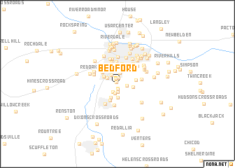 map of Bedford