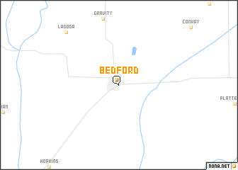 map of Bedford