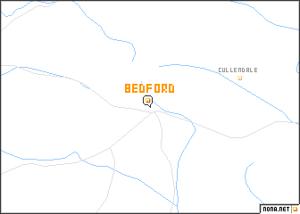 map of Bedford