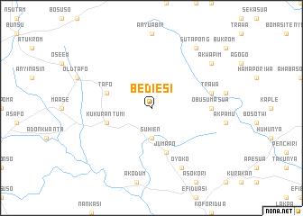 map of Bediesi