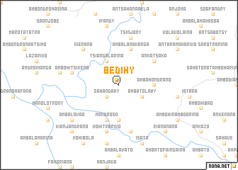 map of Bedihy