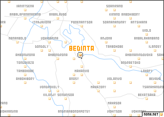 map of Bedinta