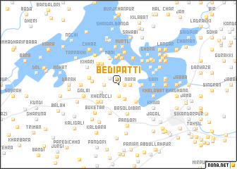 map of Bedi Patti