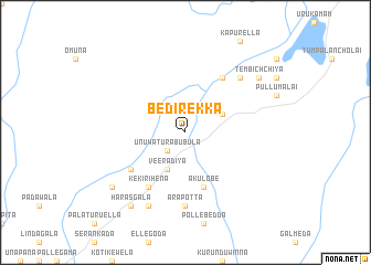 map of Bedirekka