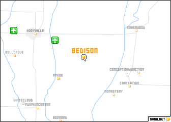 map of Bedison