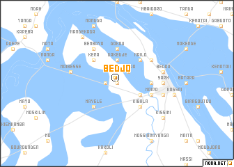 map of Bédjo