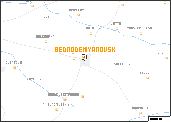 map of Bednodem\