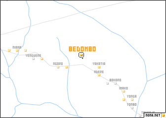 map of Bédombo