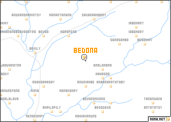 map of Bedona