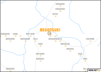 map of Bédongueï