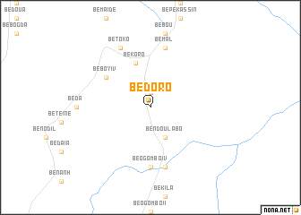 map of Bedoro