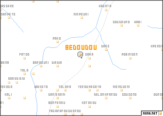 map of Bédoudou