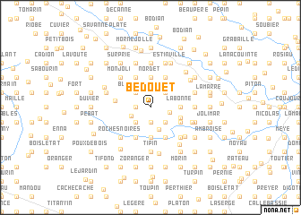 map of Bedouet