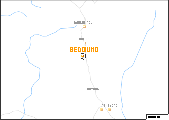 map of Bédoumo