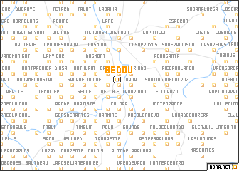 map of Bedou