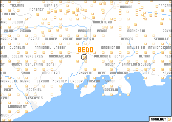 map of Bedo