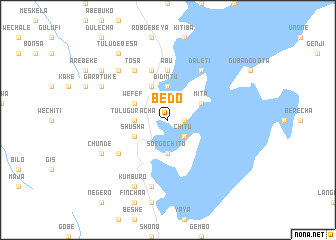 map of Bedo