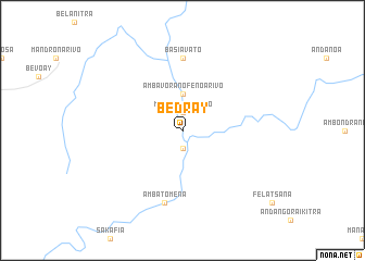 map of Bedray