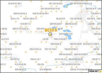 map of Bedra