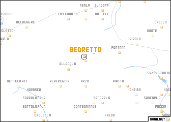 map of Bedretto