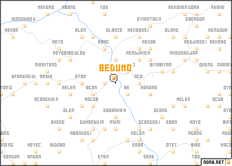 map of Bedumo