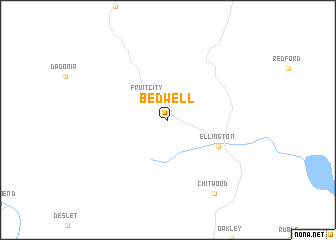 map of Bedwell