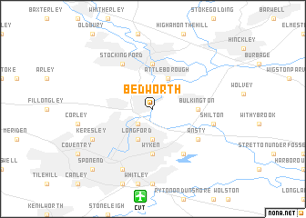 map of Bedworth