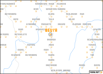 map of Bedyá