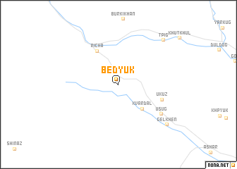 map of Bedyuk