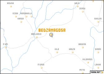 map of Bedzamagosa