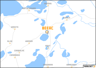 map of Beeac