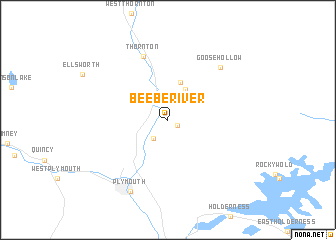 map of Beebe River