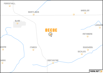 map of Beebe