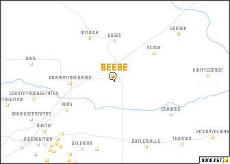 map of Beebe