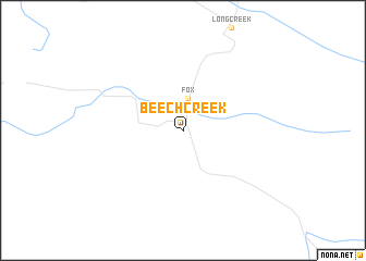 map of Beech Creek