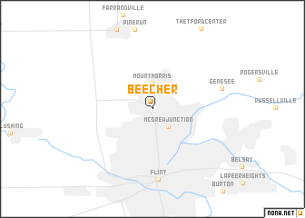 map of Beecher
