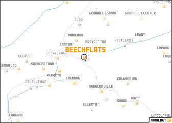 map of Beech Flats