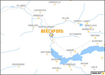 map of Beechford