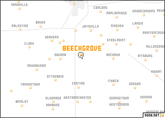 map of Beechgrove