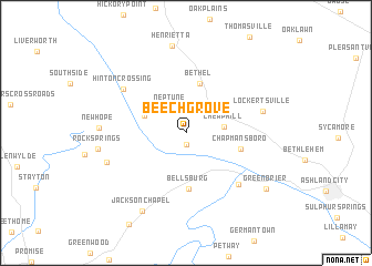 map of Beech Grove