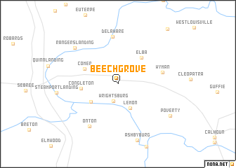 map of Beech Grove