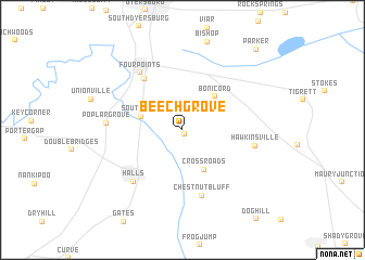 map of Beech Grove