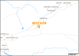 map of Beechina