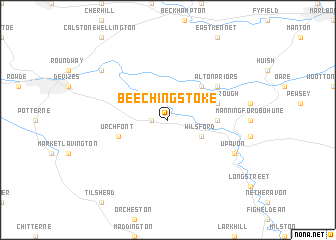 map of Beechingstoke